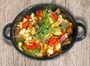 Vegetarische Gemüsepfanne