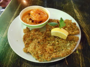 Schnitzel mit KürbisPanade