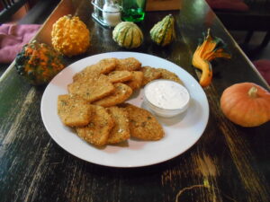 Gebackener Kürbis mit Sauce Tartar